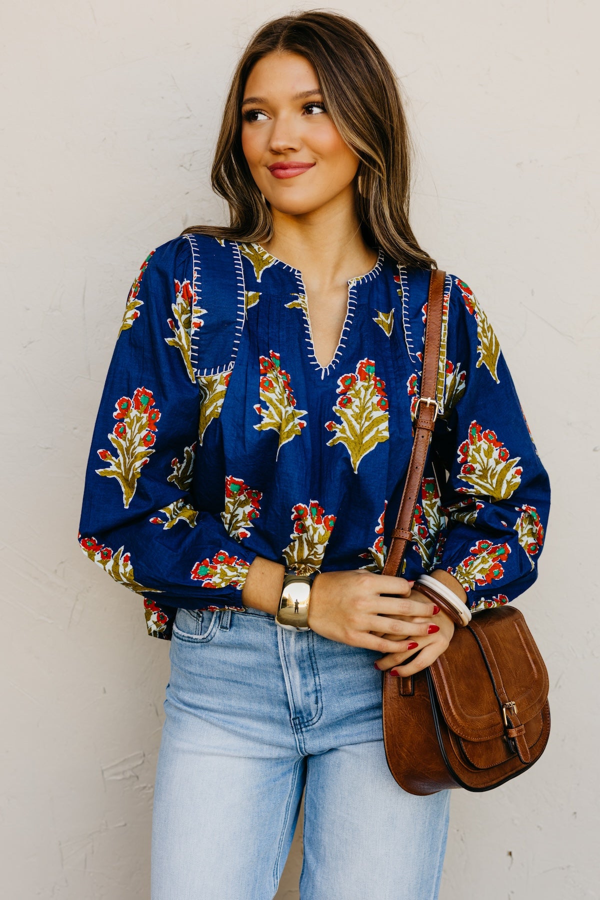 The Webster Floral Woven Blouse