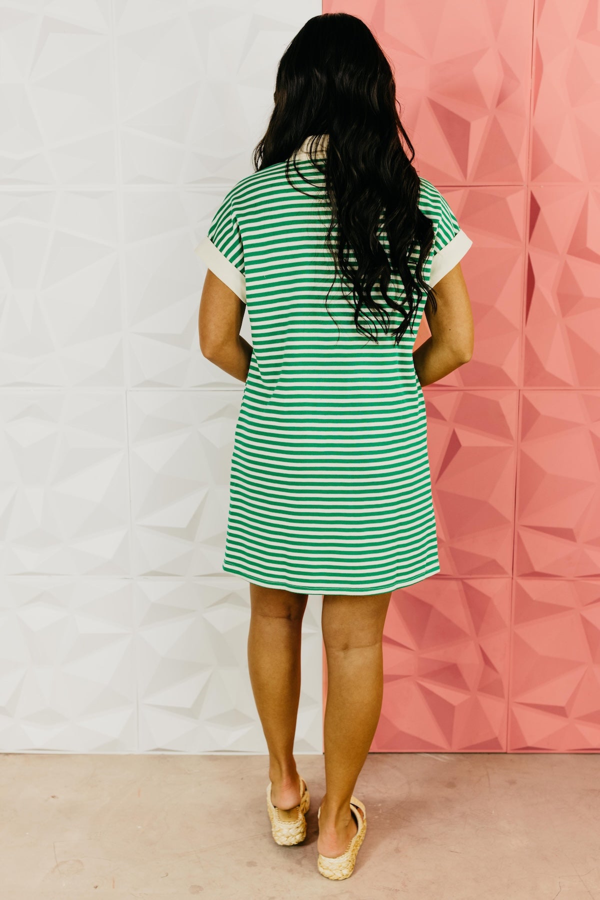 The Anna Striped Mini Dress