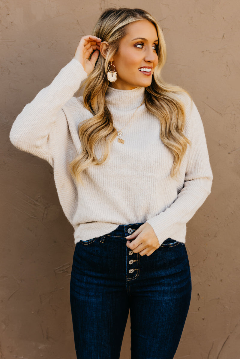 The Jordan Mock Neck Sweater