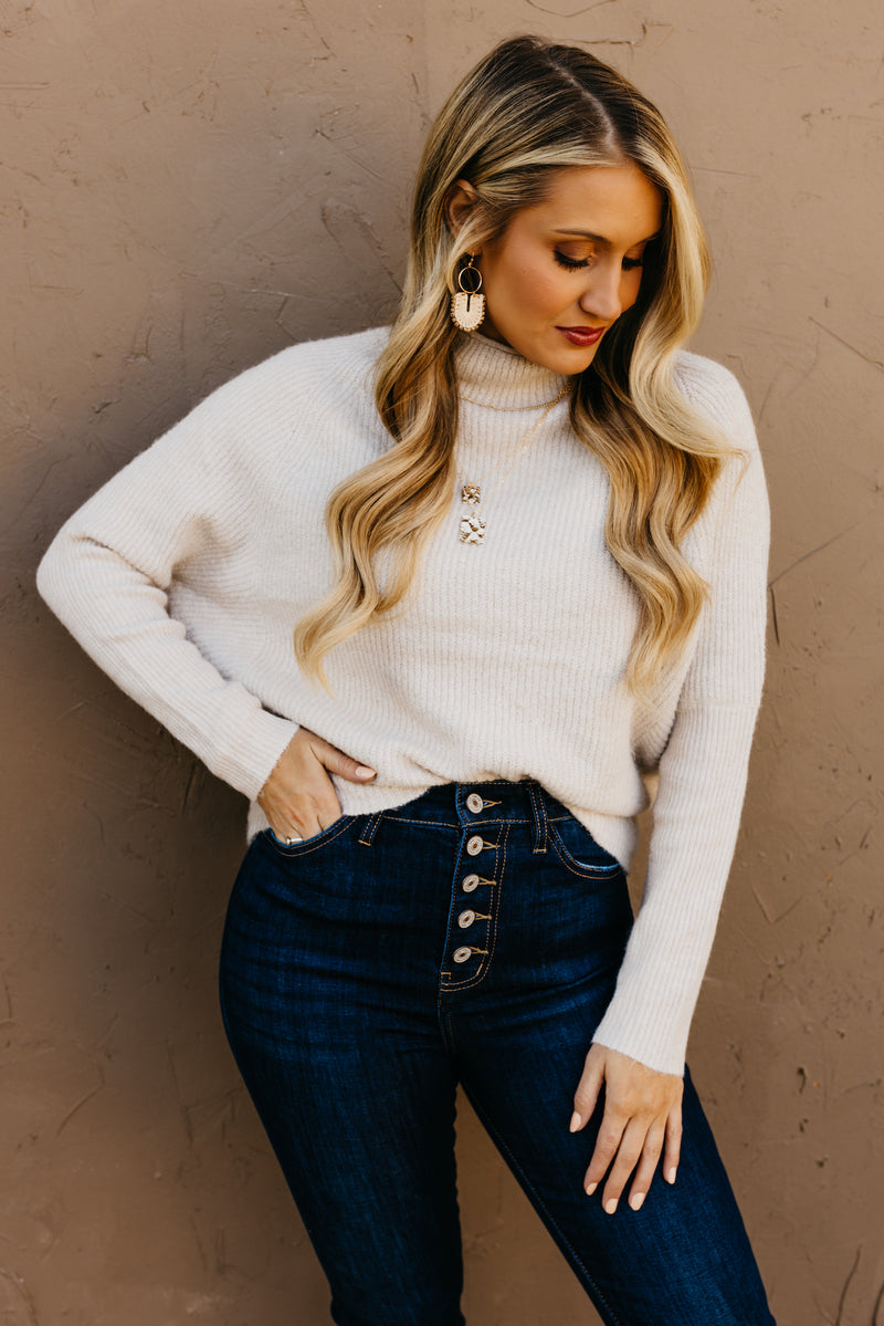 The Jordan Mock Neck Sweater