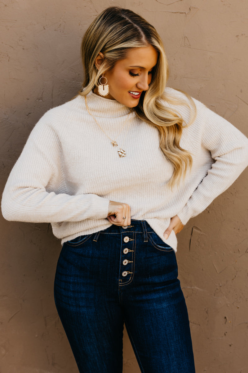 The Jordan Mock Neck Sweater