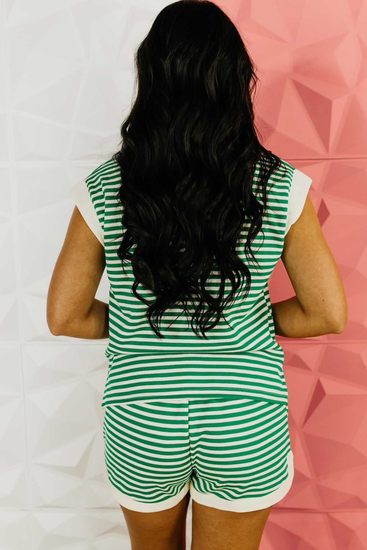 The Tyler Striped Shorts Set