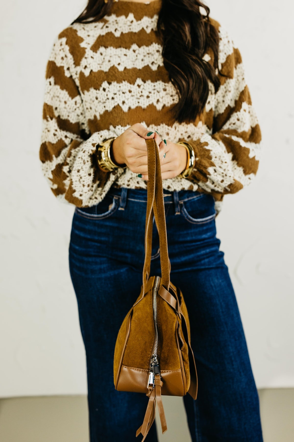 The Haven Suede Shoulder Bag