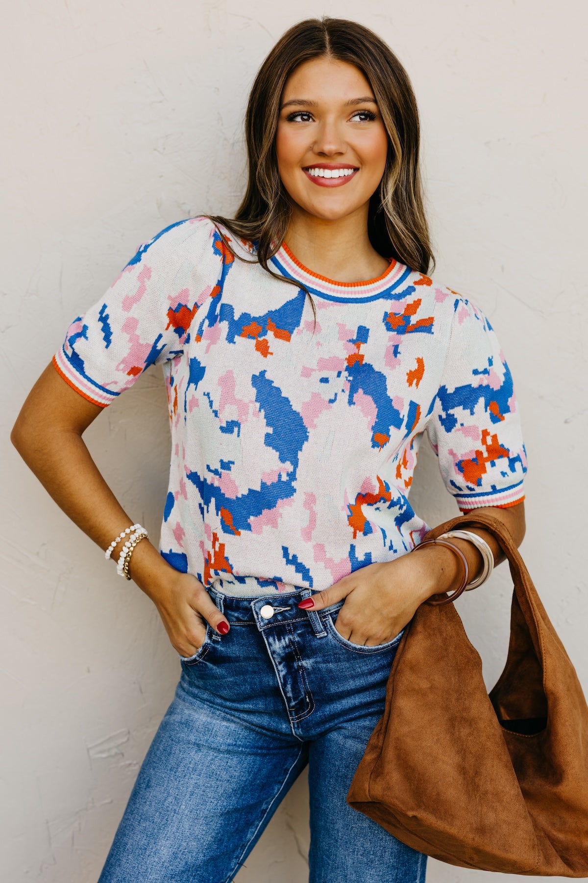 The Elvira Abstract Sweater
