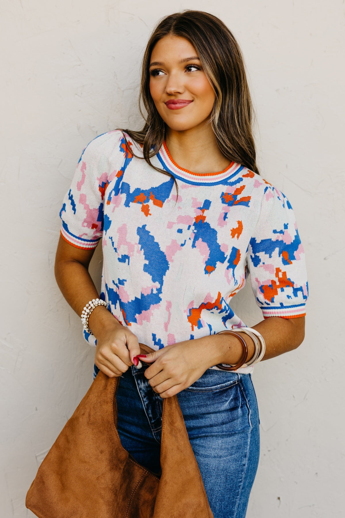 The Elvira Abstract Sweater