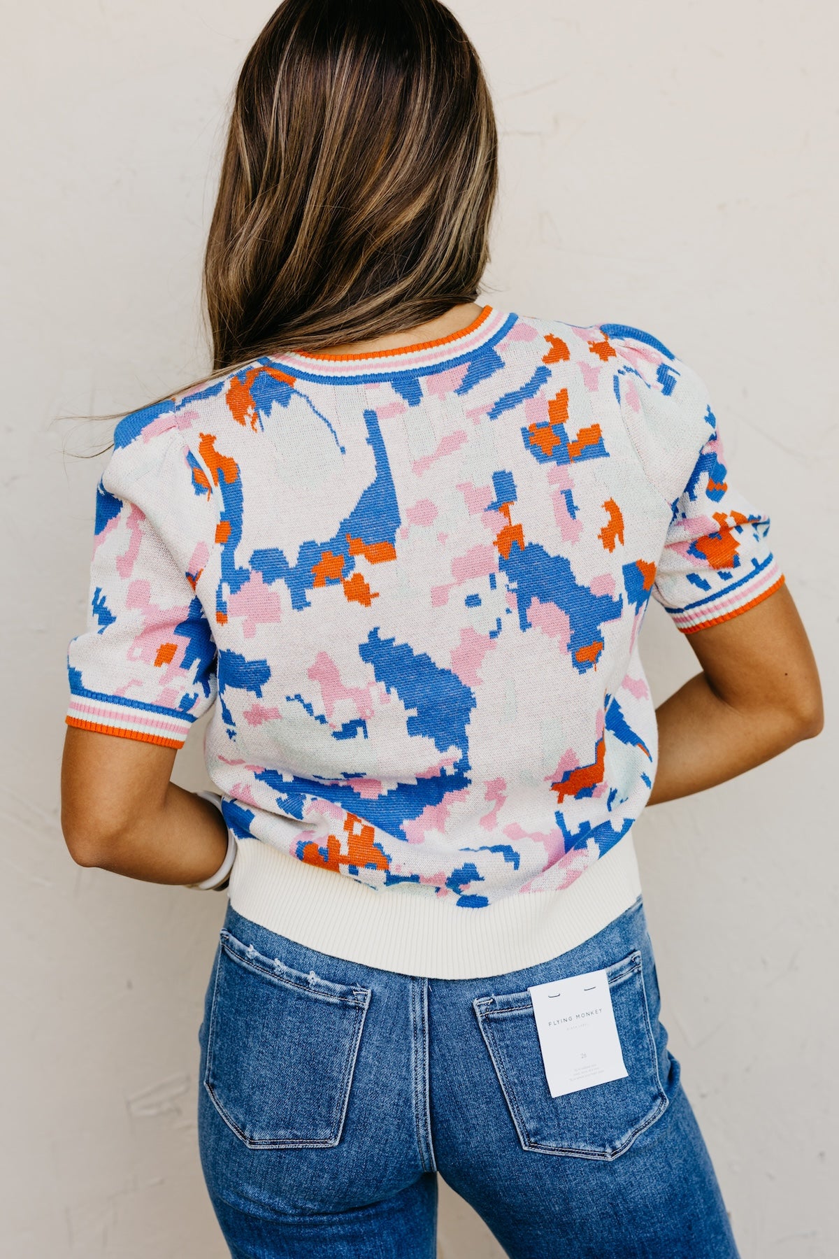 The Elvira Abstract Sweater