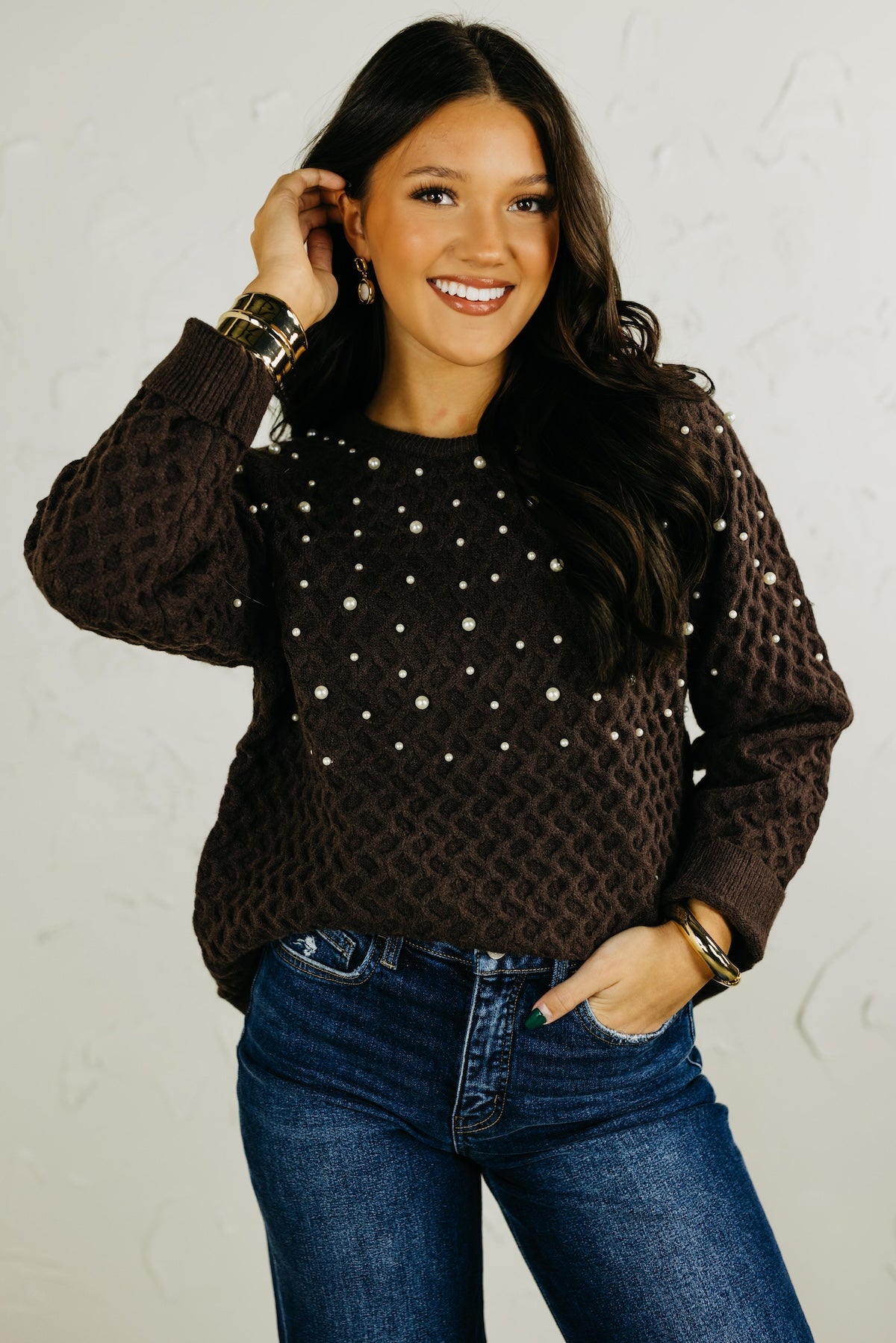 The London Pearl Pullover Sweater
