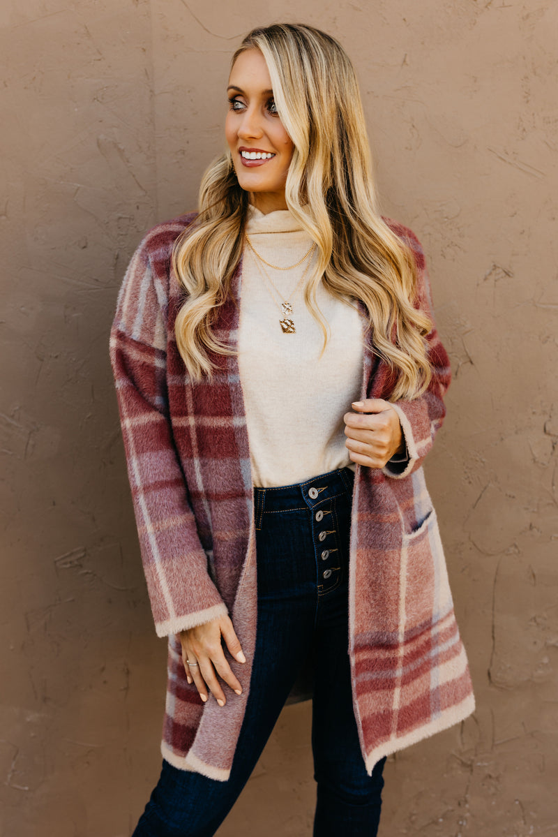 The Belen Plaid Cardigan