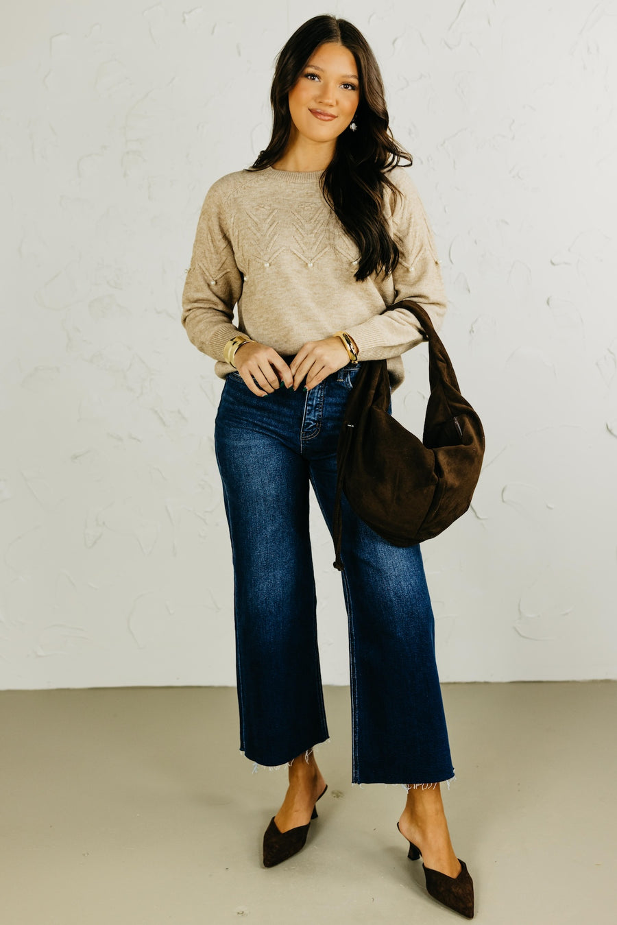 The Emerson Pearl Pullover Sweater