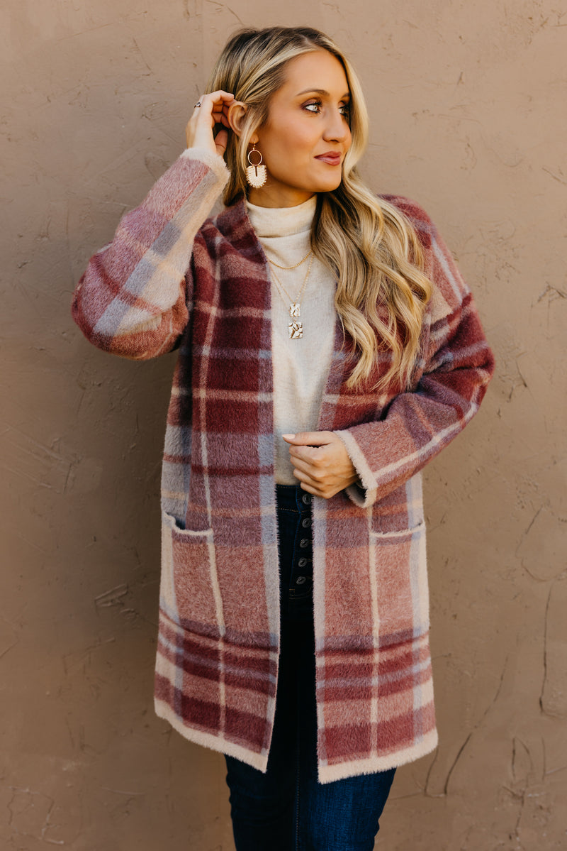 The Belen Plaid Cardigan