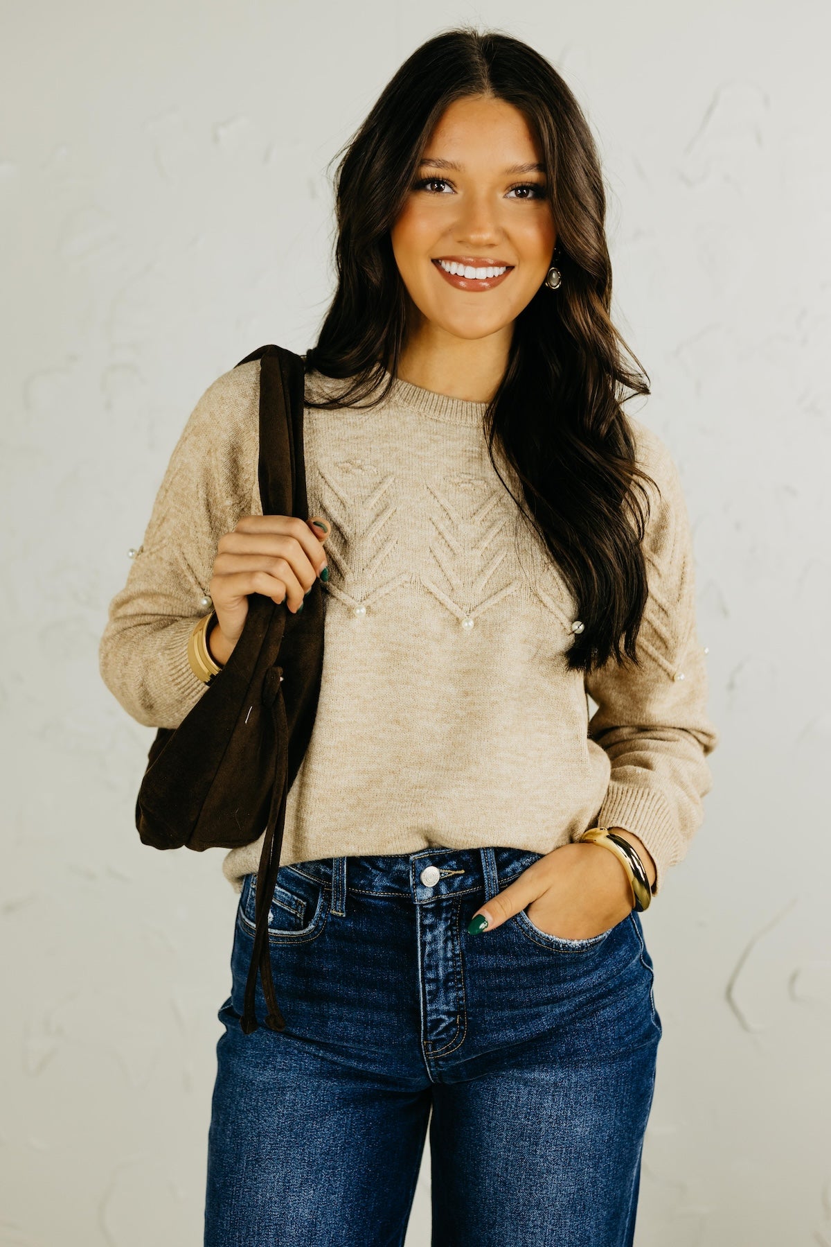 The Emerson Pearl Pullover Sweater