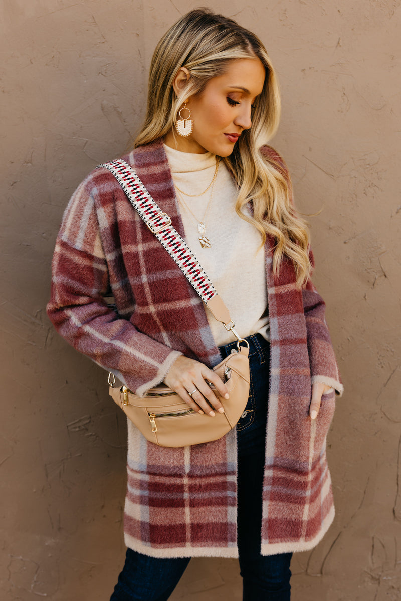 The Belen Plaid Cardigan