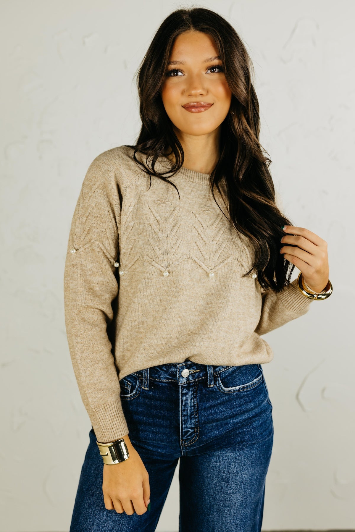 The Emerson Pearl Pullover Sweater