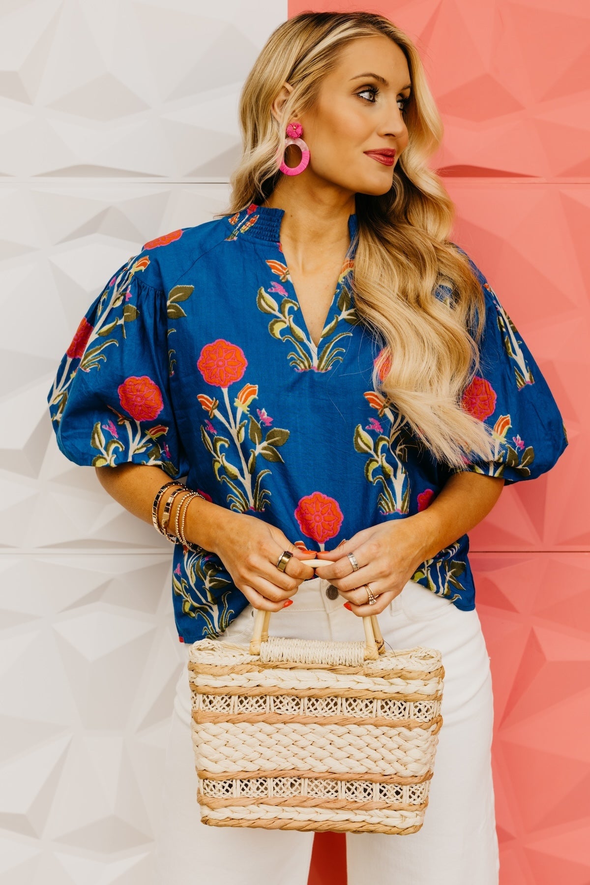 The Rockie Floral Puff Sleeve Top