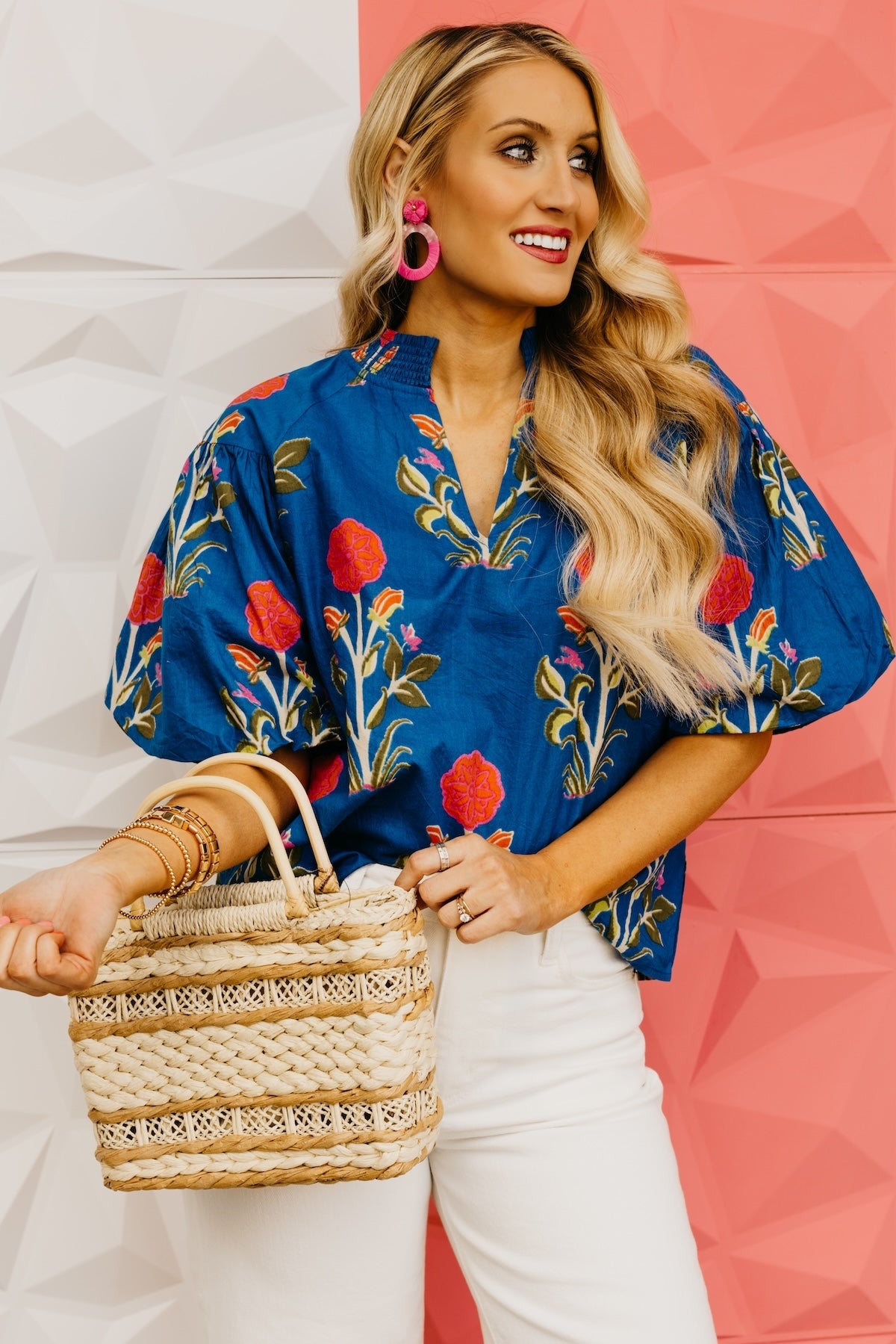 The Rockie Floral Puff Sleeve Top