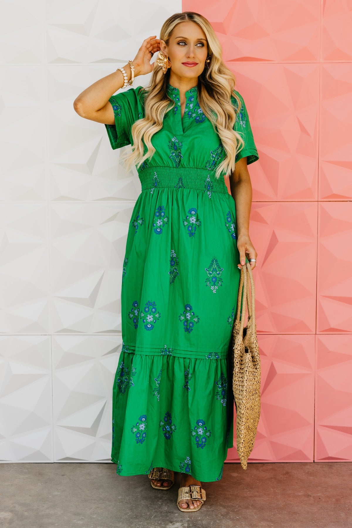 The Manuel Poplin Maxi Dress