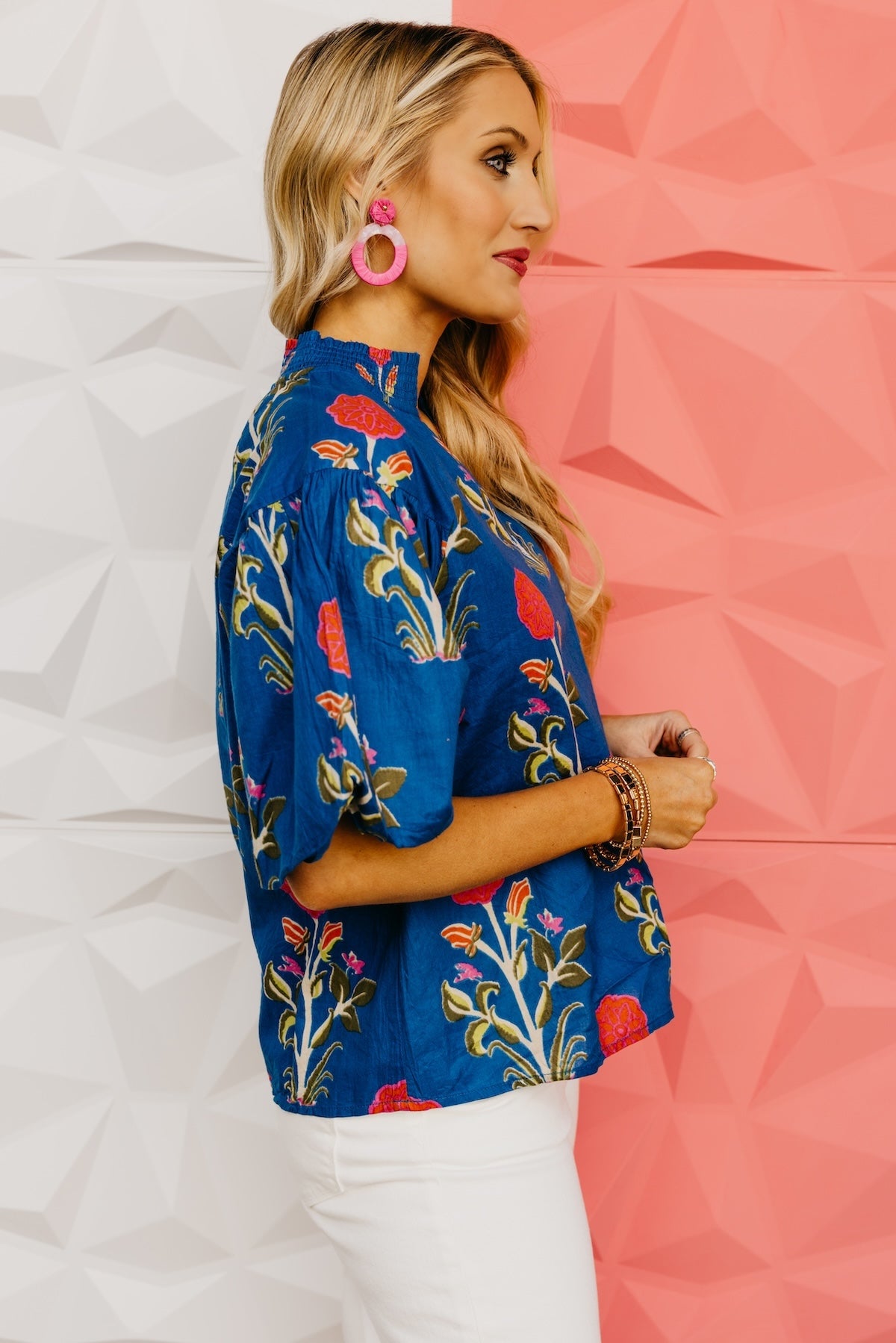 The Rockie Floral Puff Sleeve Top