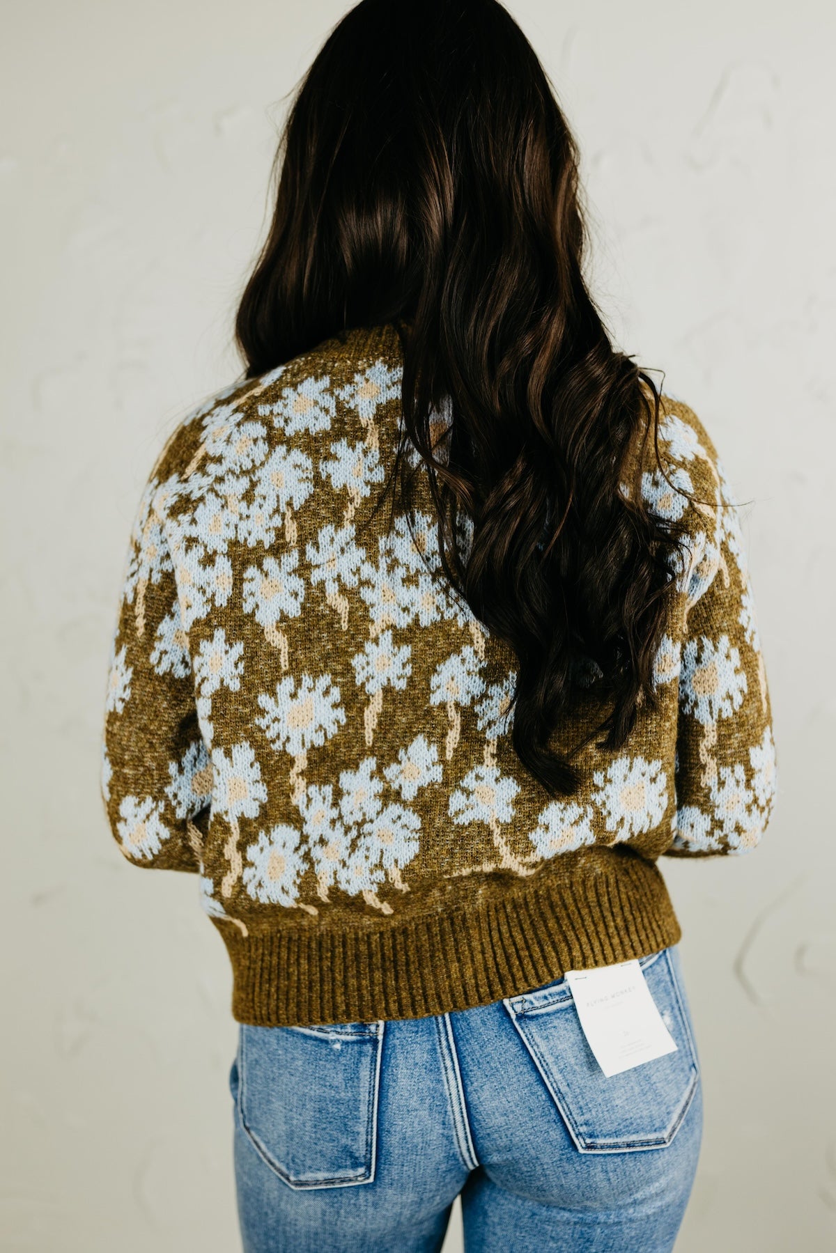 The Kellie Floral Button Up Sweater