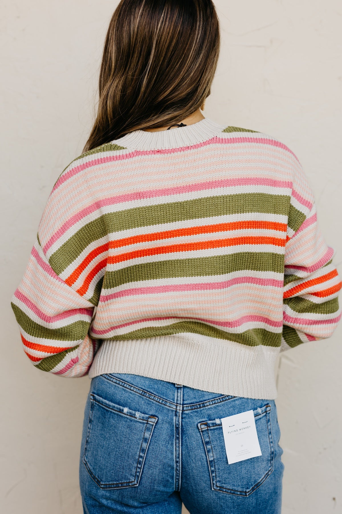 The Cali Striped Knit Sweater