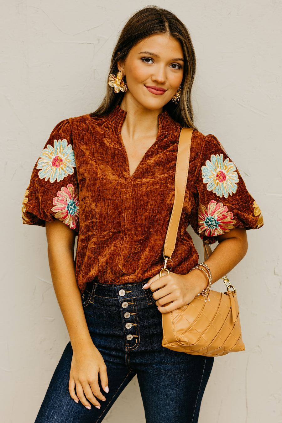 The Stetson Embroidered Felt Top