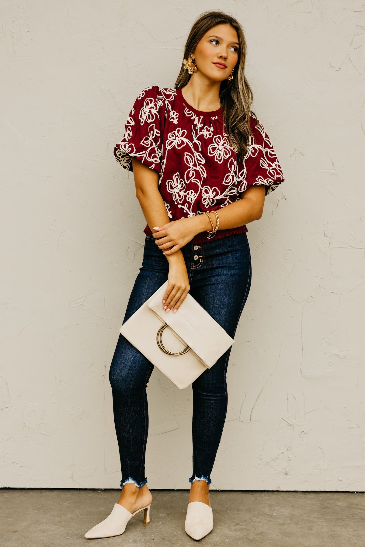 The Carl Floral Embroidered Top