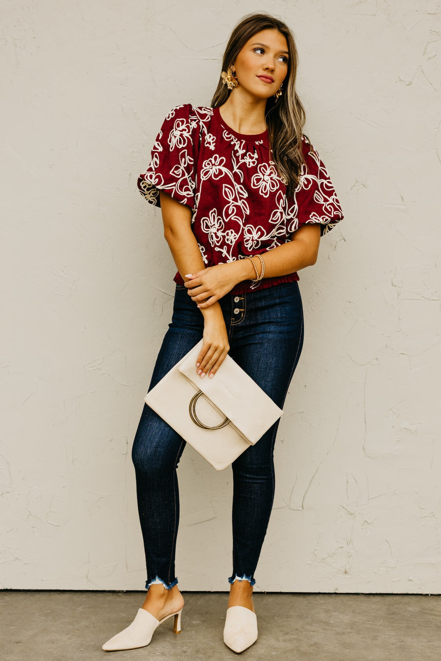 The Carl Floral Embroidered Top