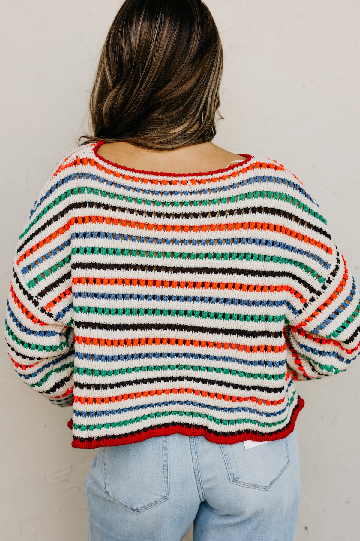 The Eliza Open Knit Sweater