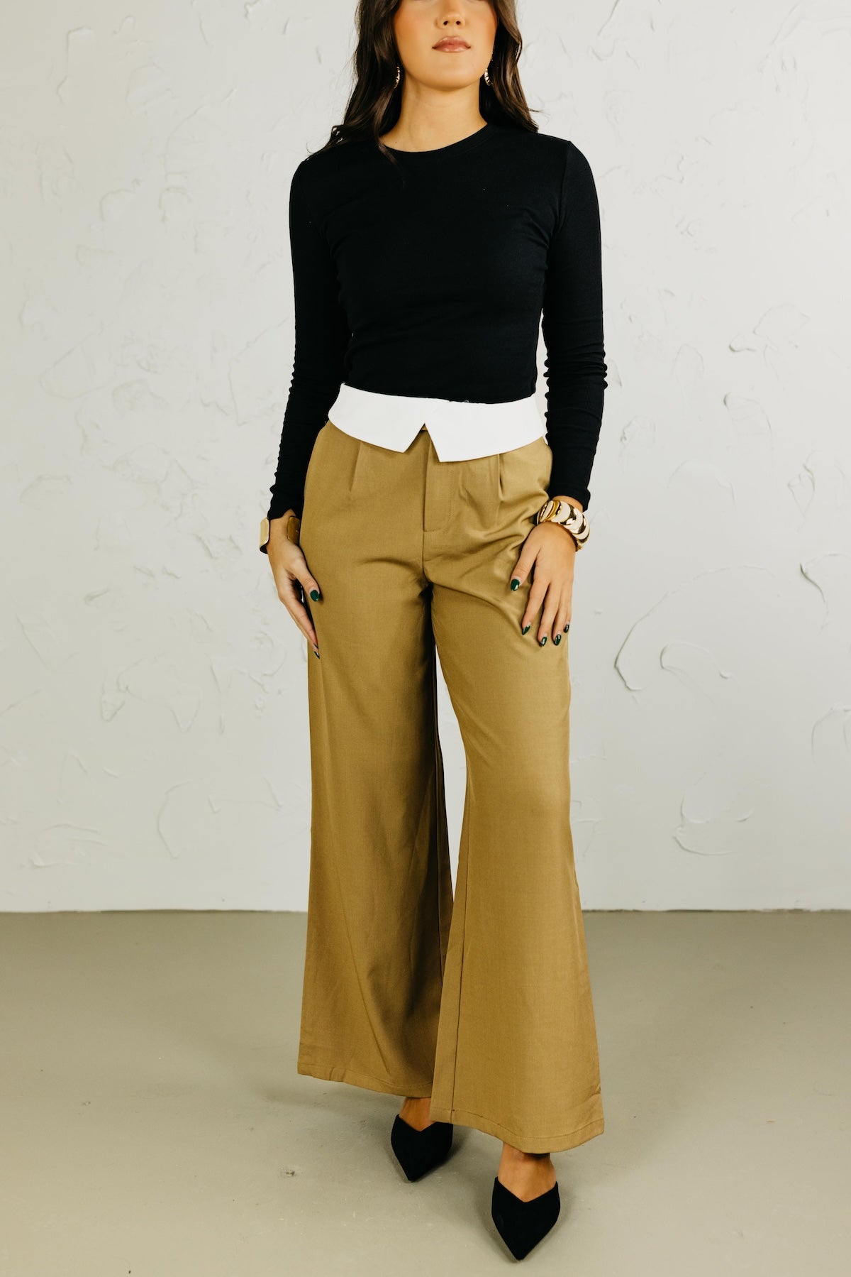 The Liberty Contrast Detail Trouser Pants