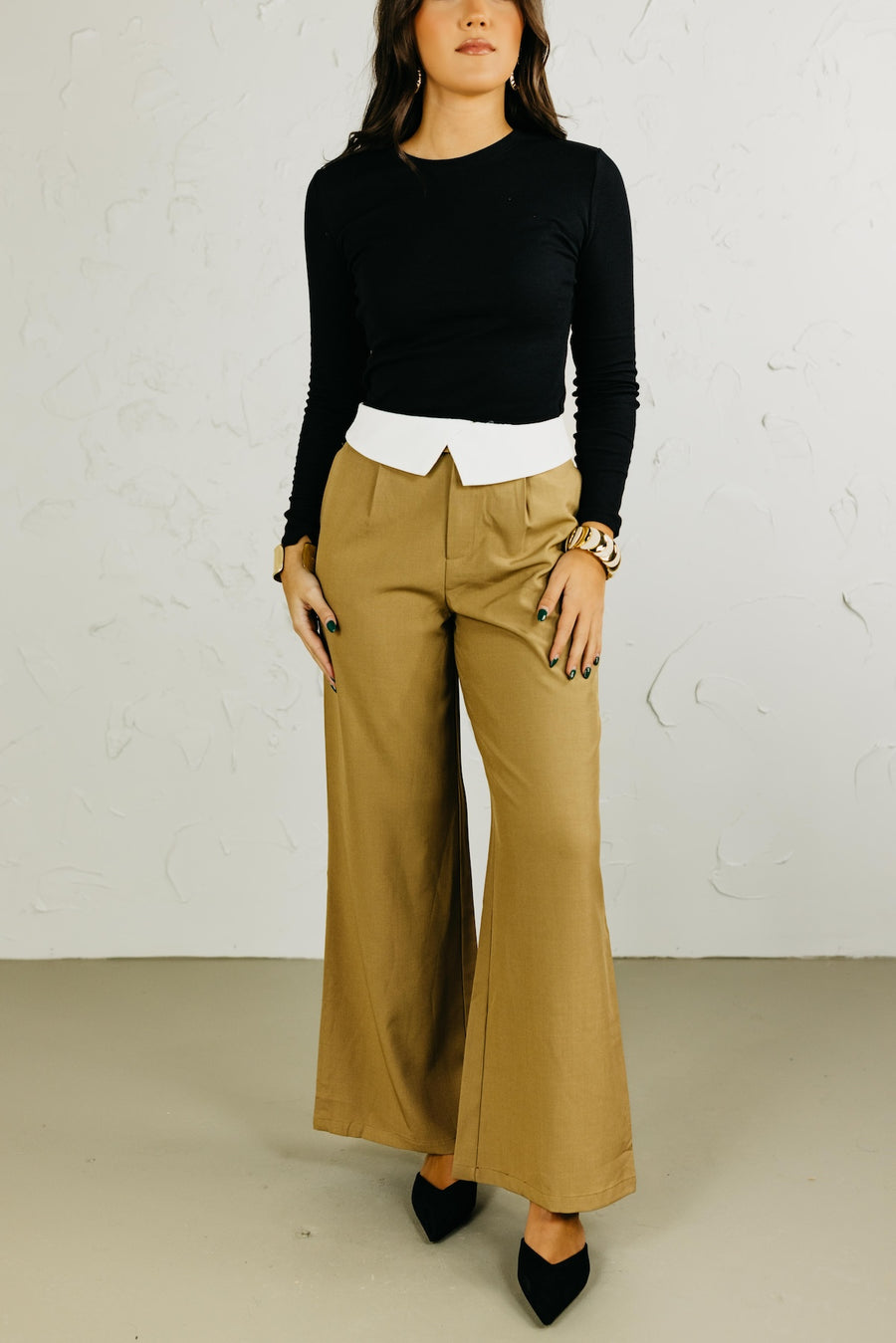 The Liberty Contrast Detail Trouser Pants