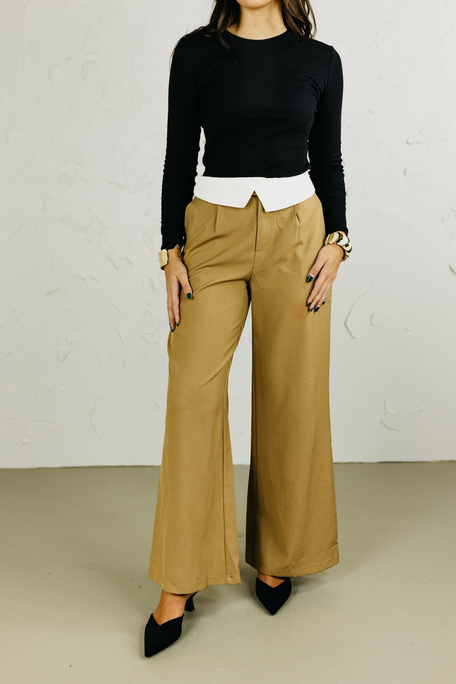 The Liberty Contrast Detail Trouser Pants
