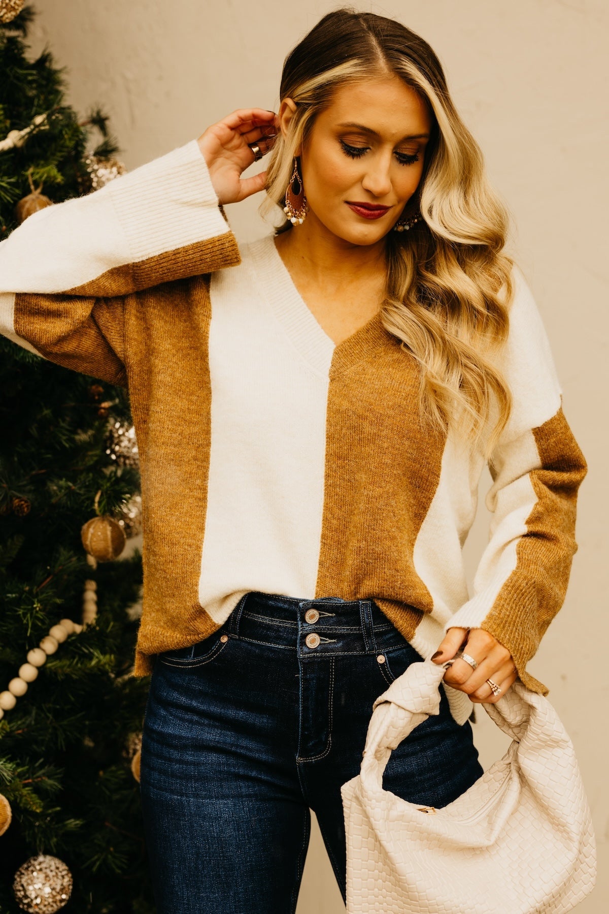 The Gloria Striped Jacquard Sweater