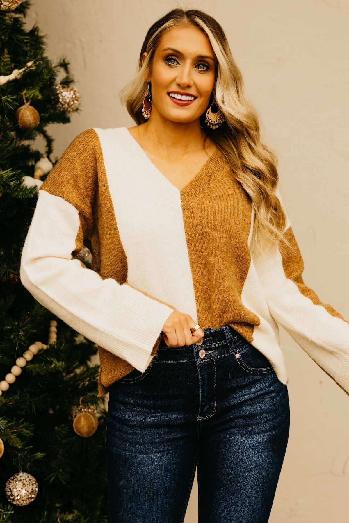 The Gloria Striped Jacquard Sweater