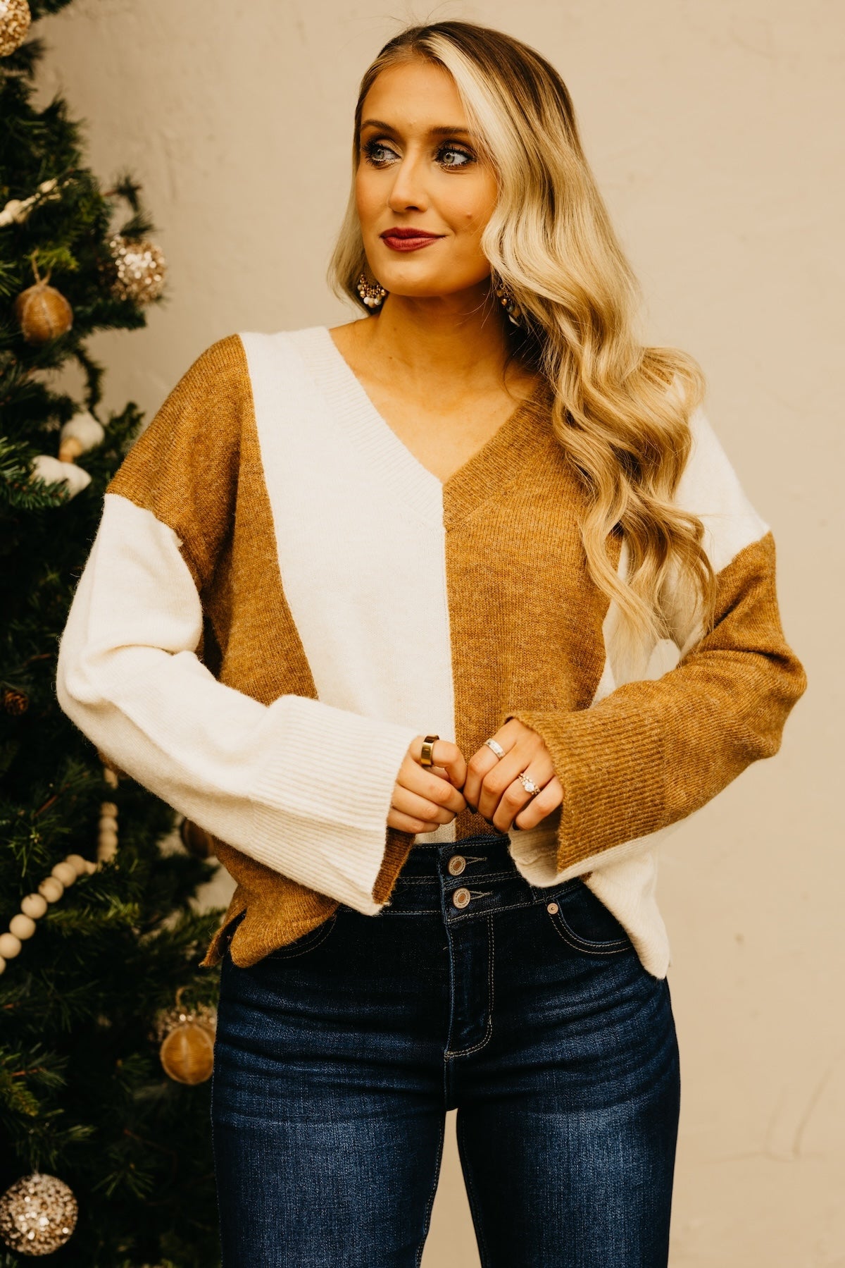 The Gloria Striped Jacquard Sweater