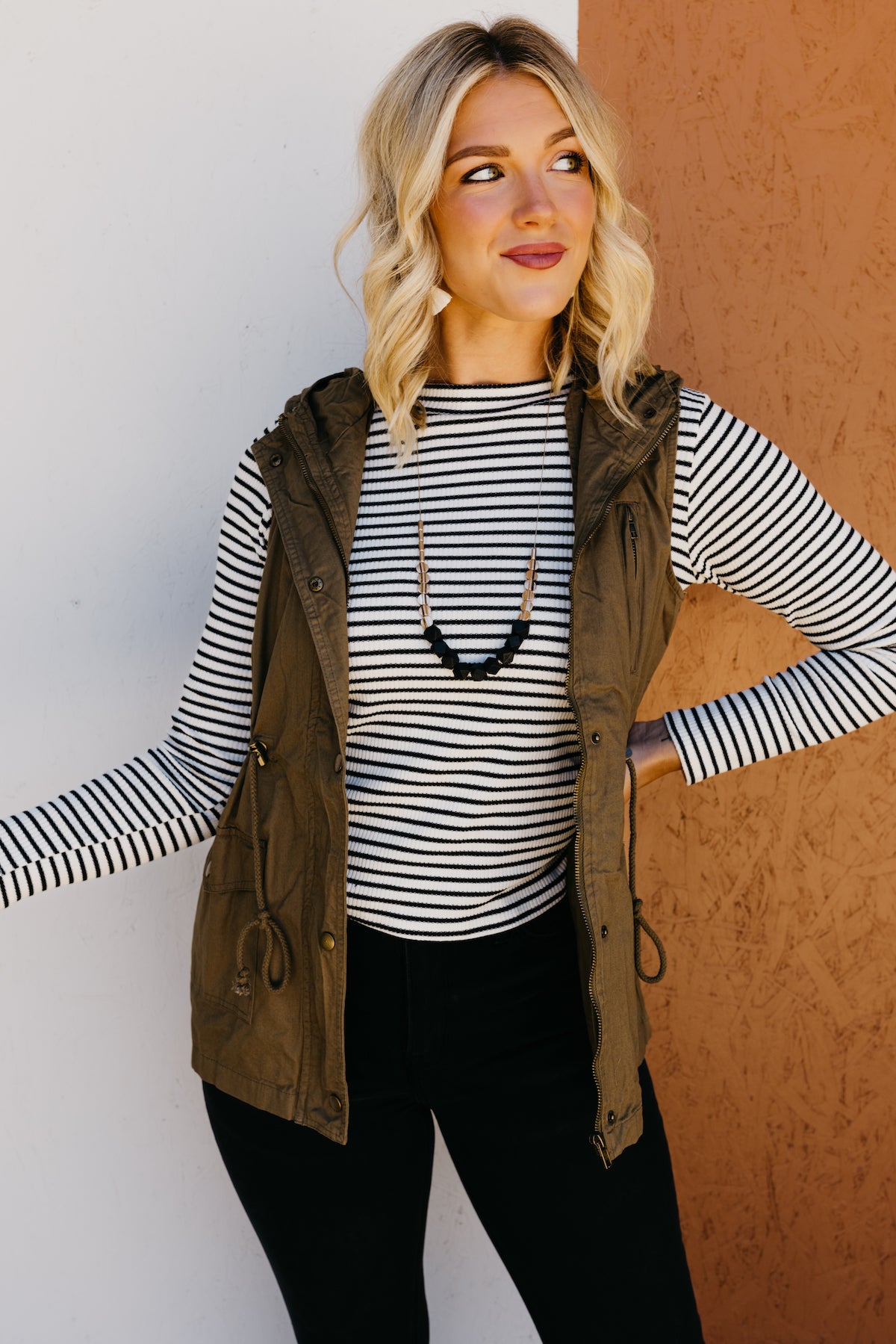 The Marla Sleeveless Utility Jacket  - FINAL SALE