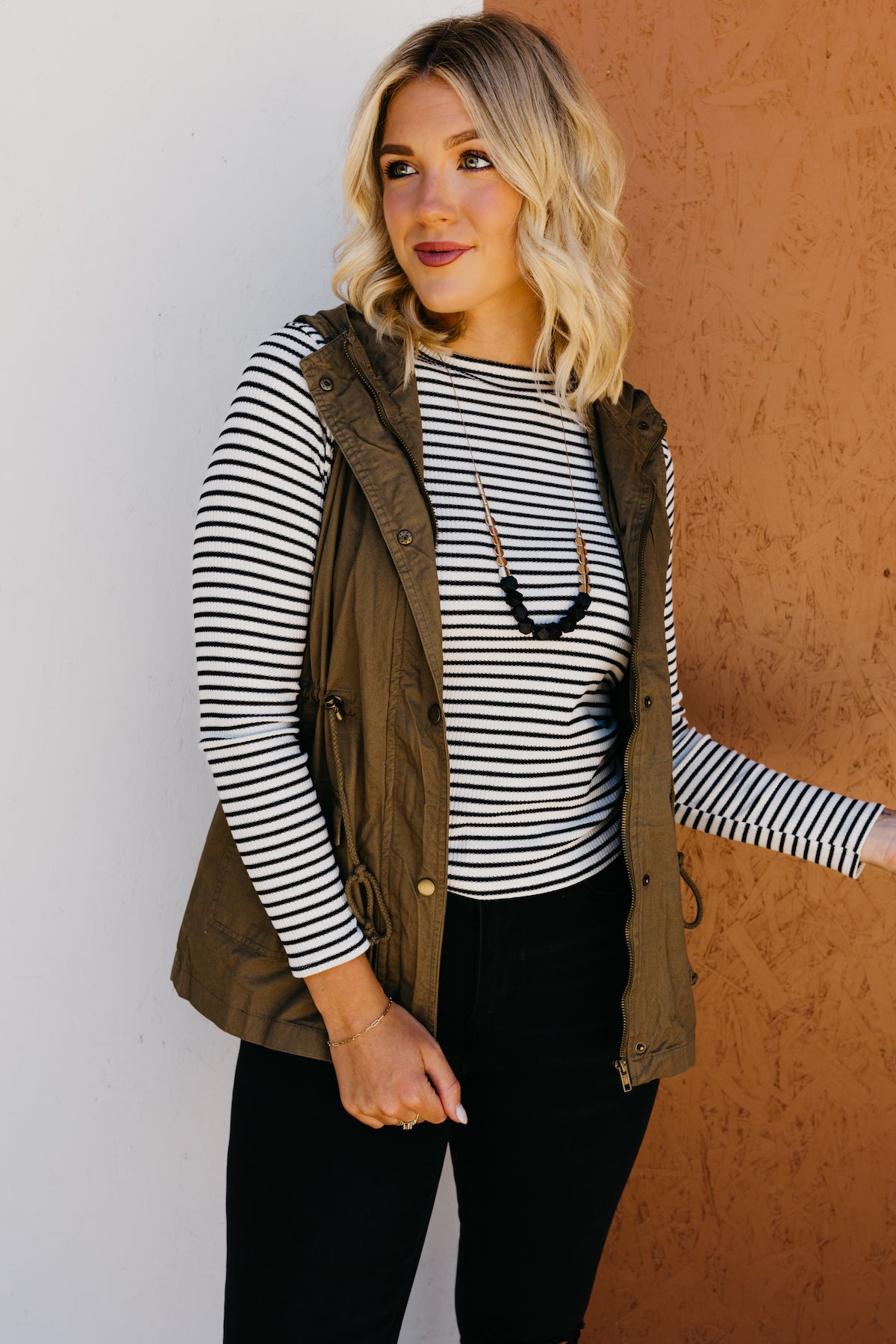 The Marla Sleeveless Utility Jacket  - FINAL SALE