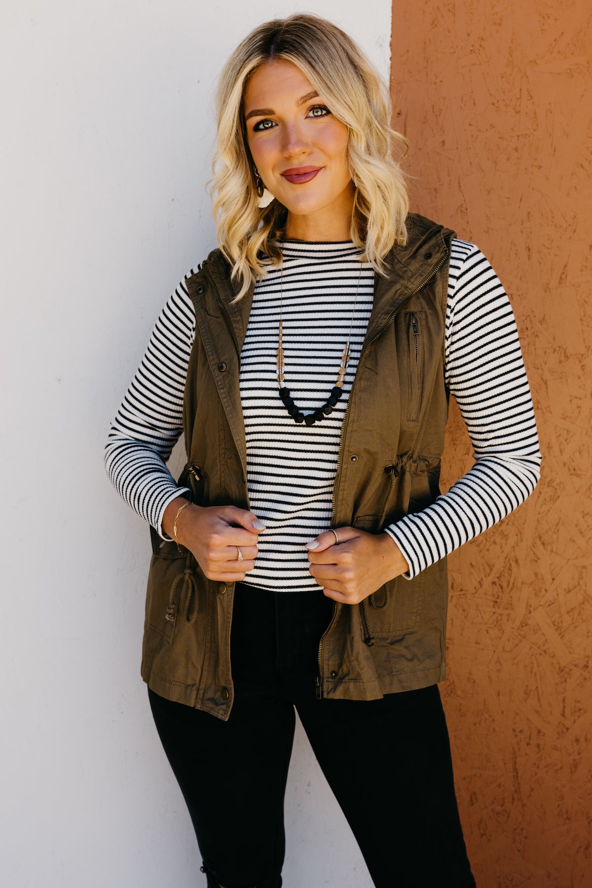 The Marla Sleeveless Utility Jacket  - FINAL SALE