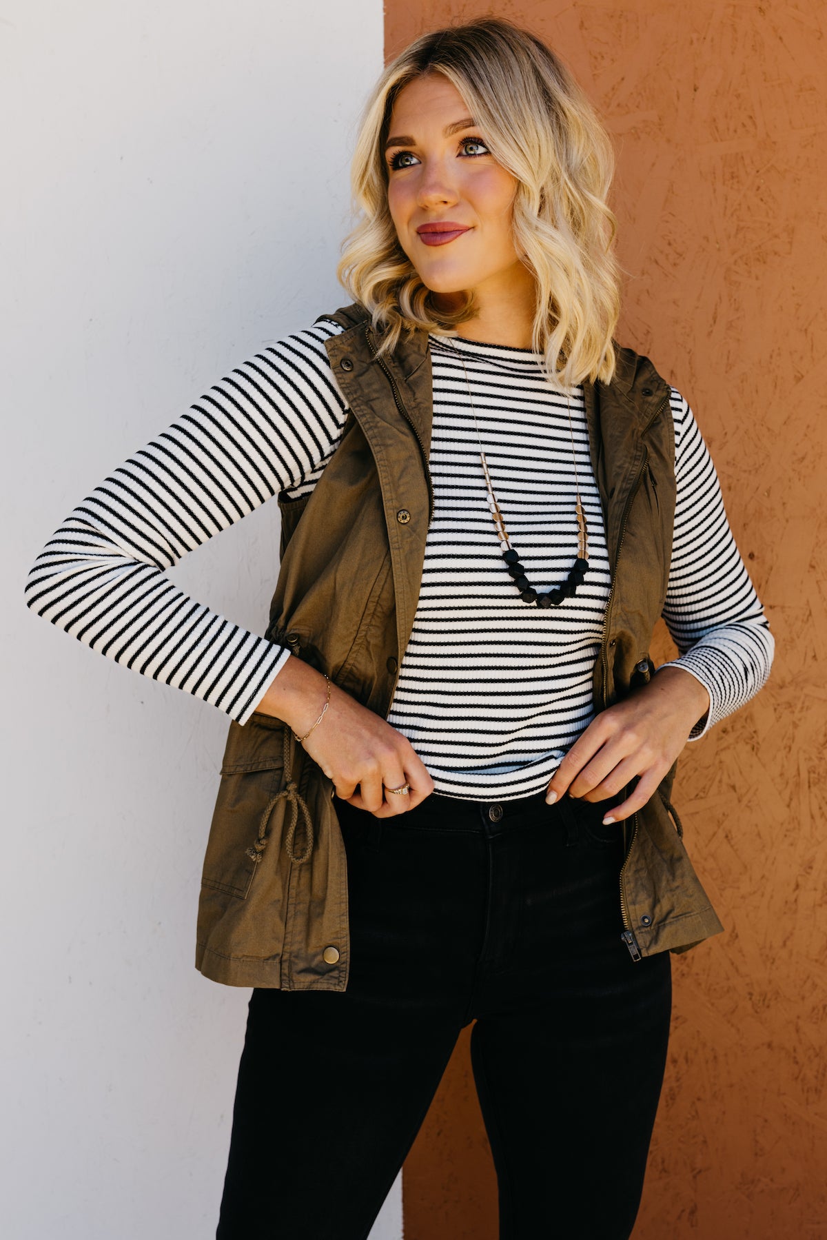 The Marla Sleeveless Utility Jacket  - FINAL SALE