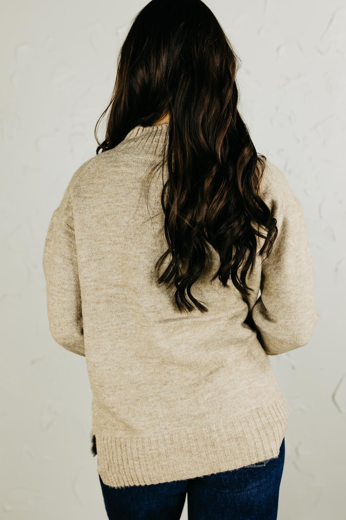 The Vivian Mock Neck Sweater