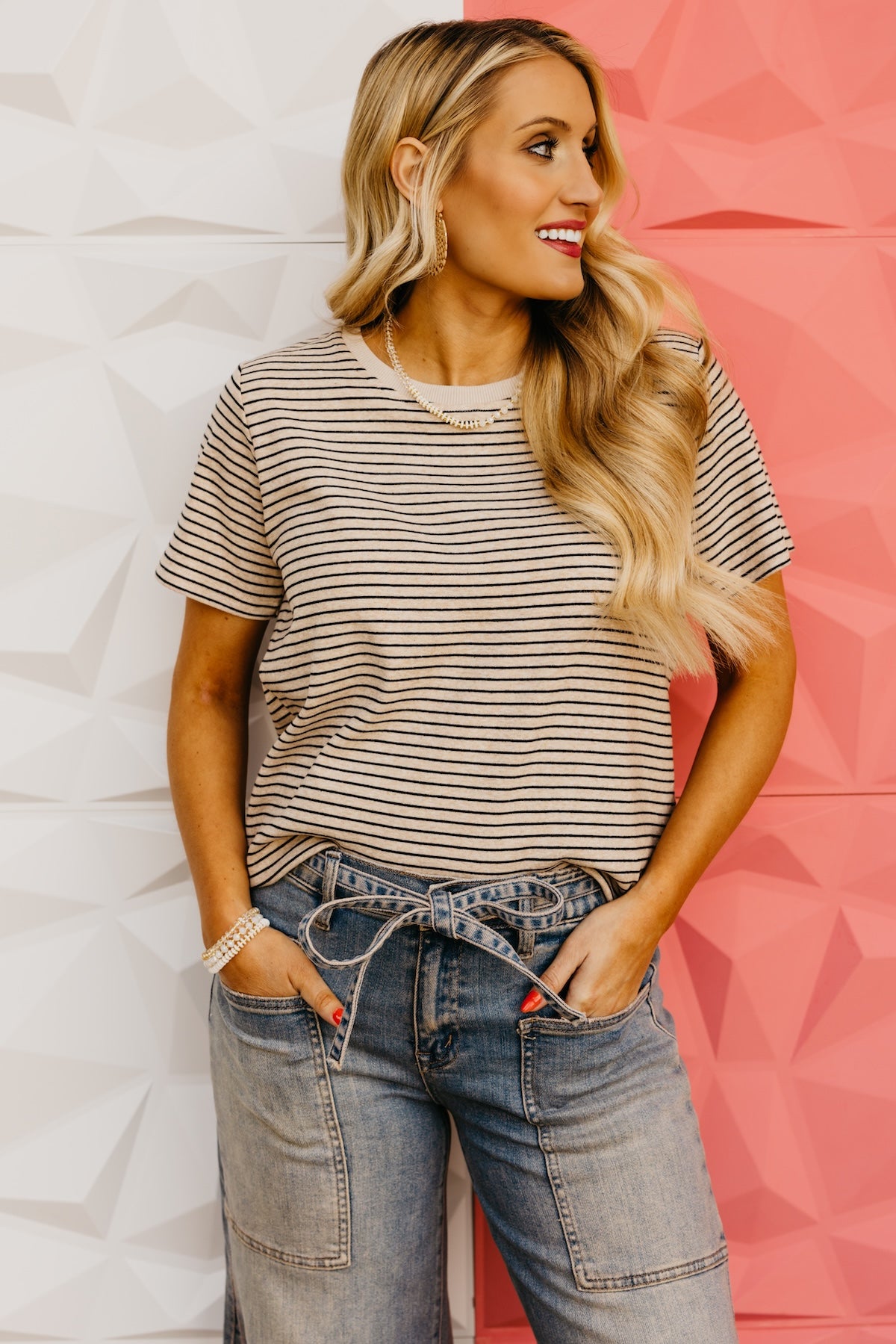 The Jenny Striped Knit Top