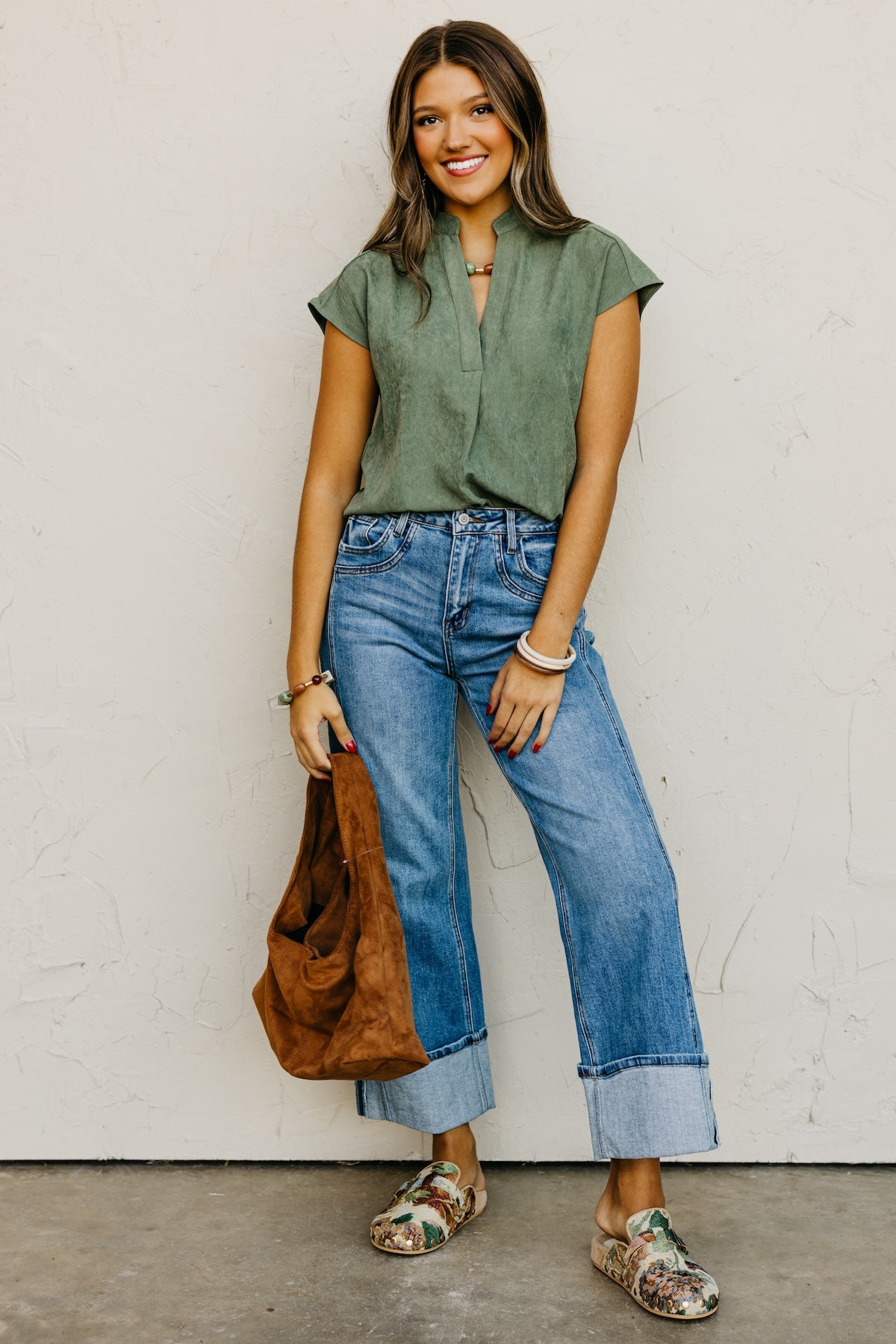 The Mandi Drop Shoulder Blouse
