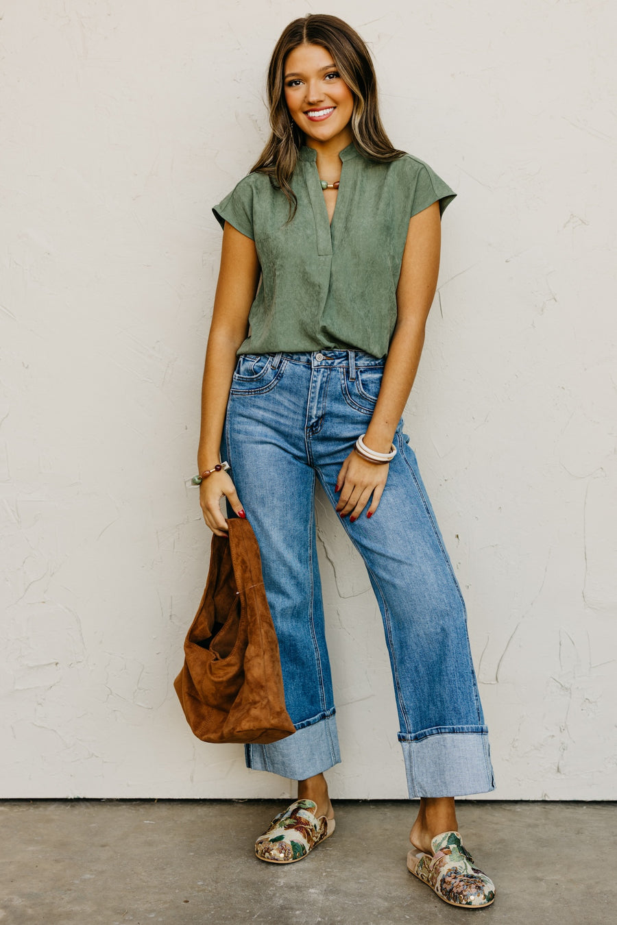The Mandi Drop Shoulder Blouse