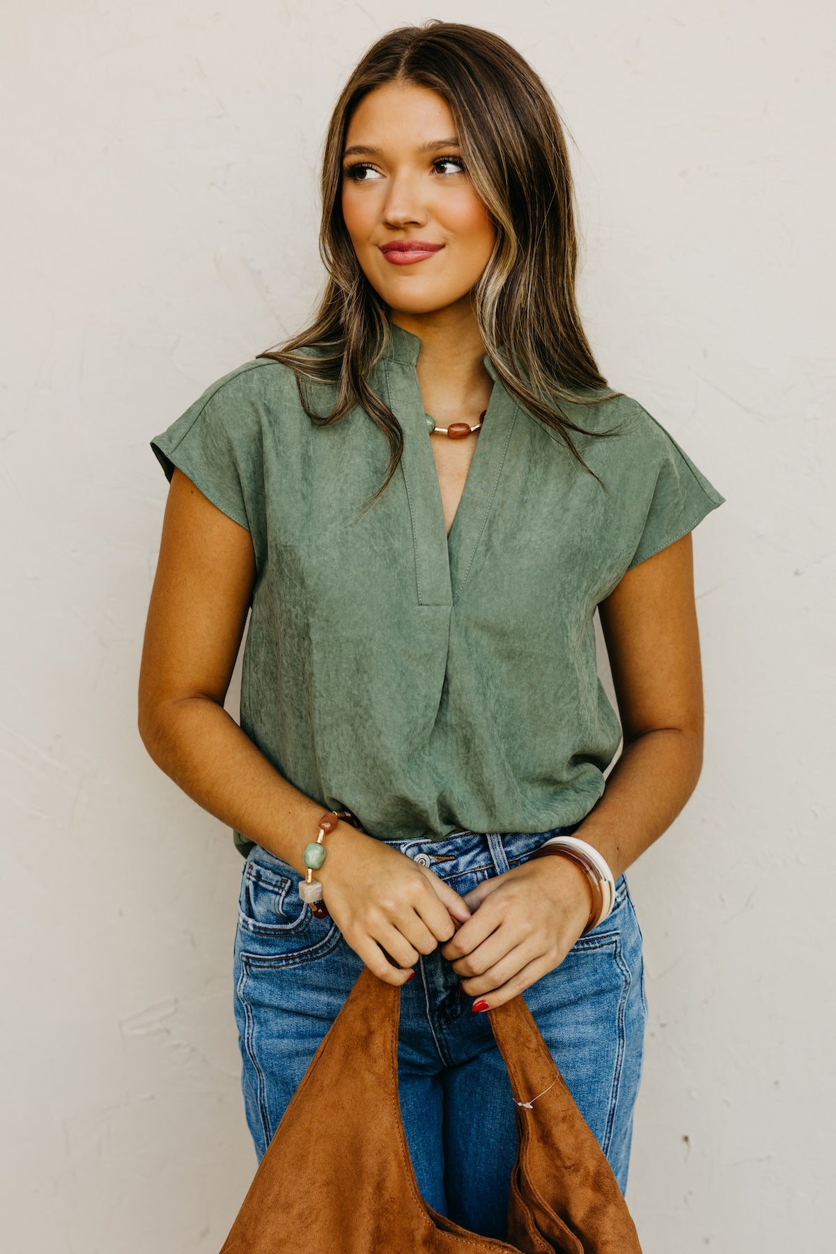 The Mandi Drop Shoulder Blouse