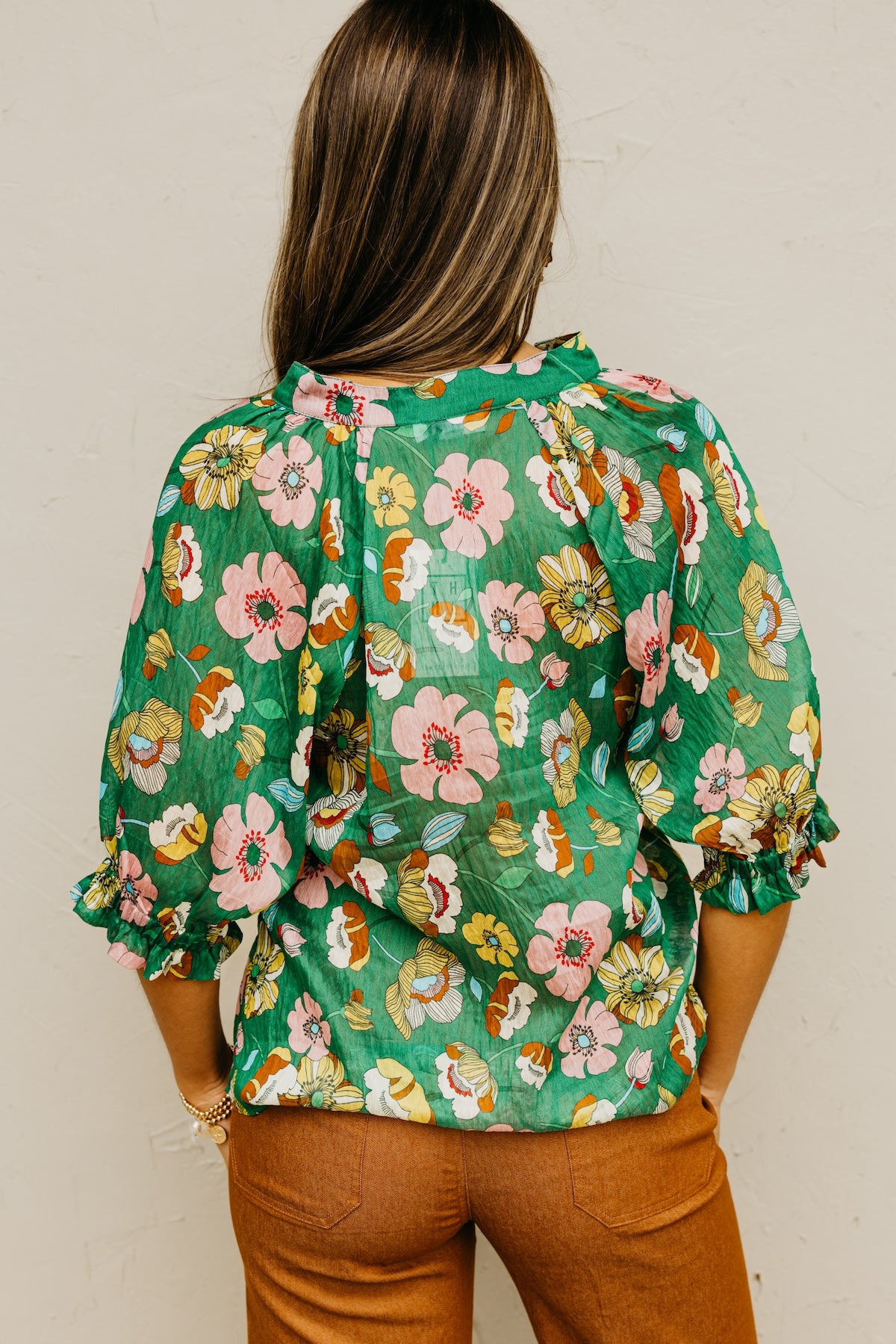 The Nelson Floral Top