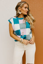 The Kinsley Checkered Sweater