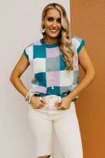 The Kinsley Checkered Sweater