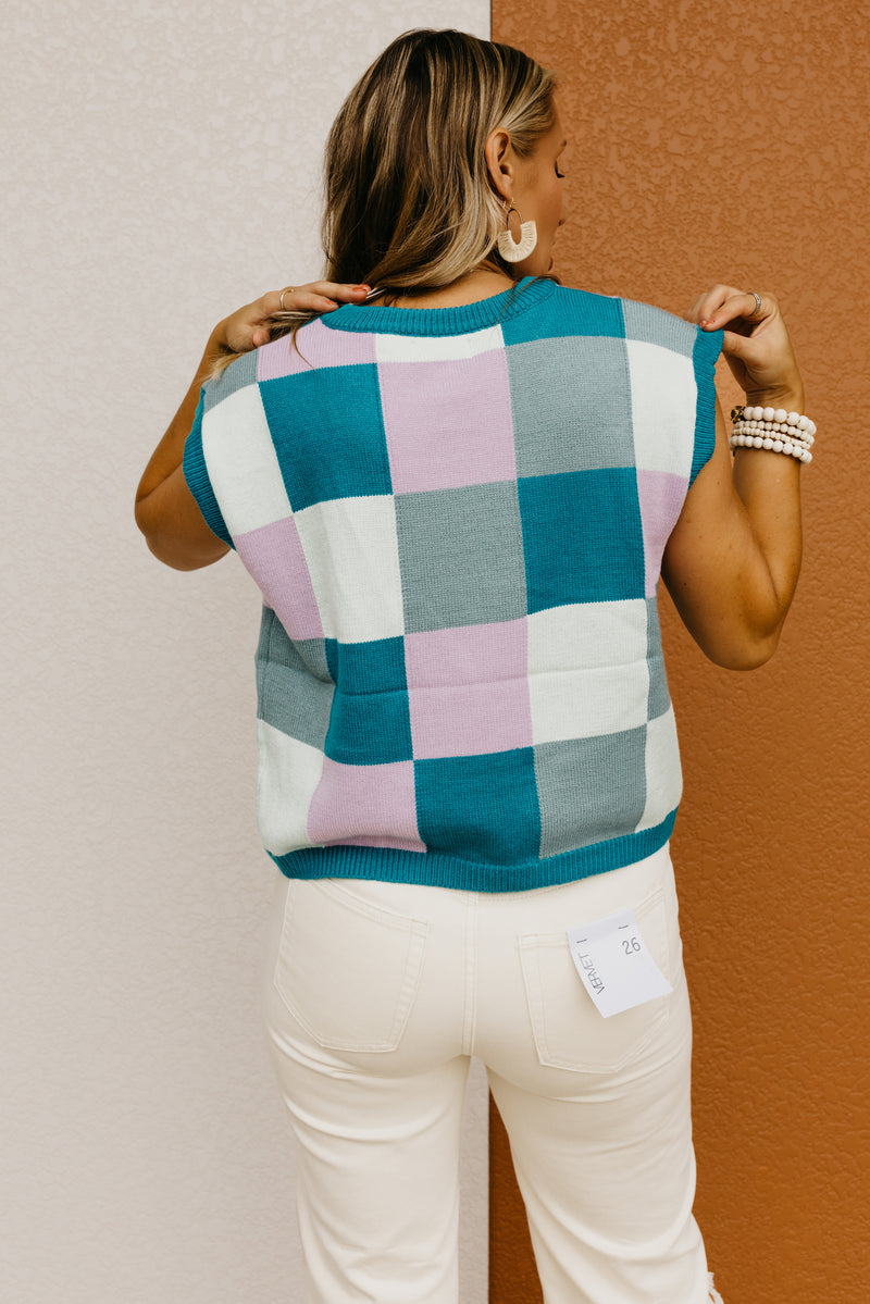 The Kinsley Checkered Sweater