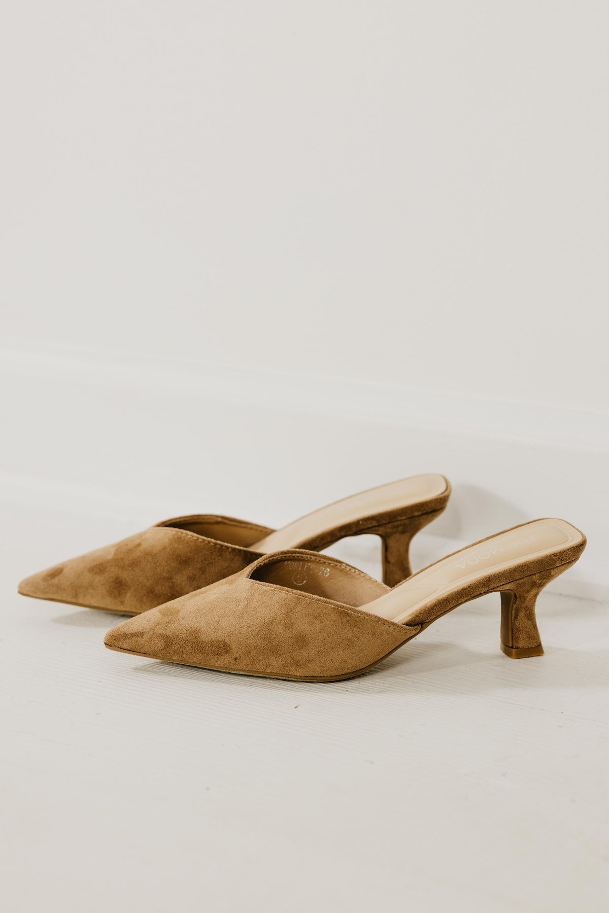The Morley Felt Kitten Heels