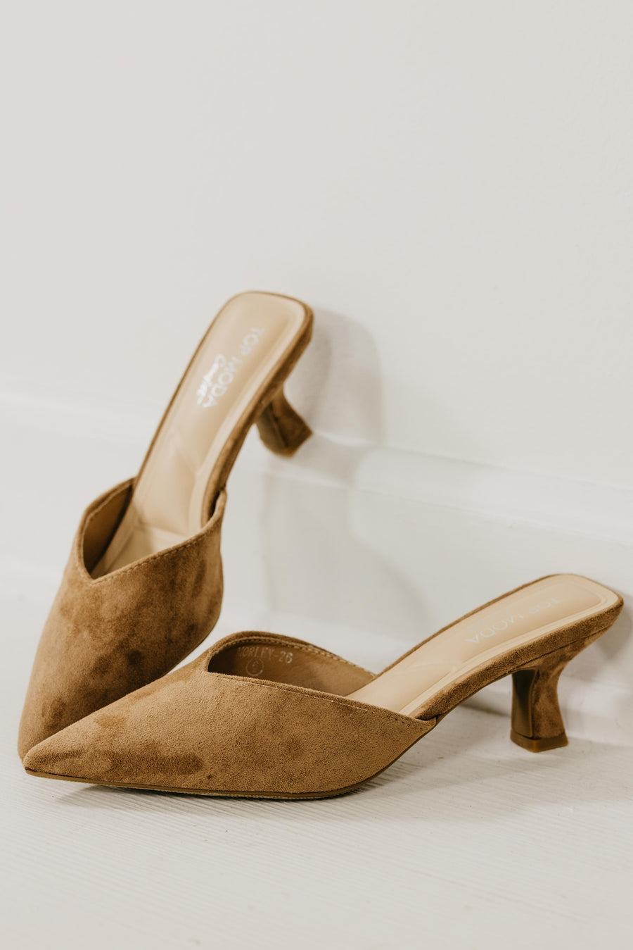 The Morley Felt Kitten Heels