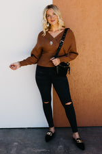 The Castiel Cross Wrap Sweater