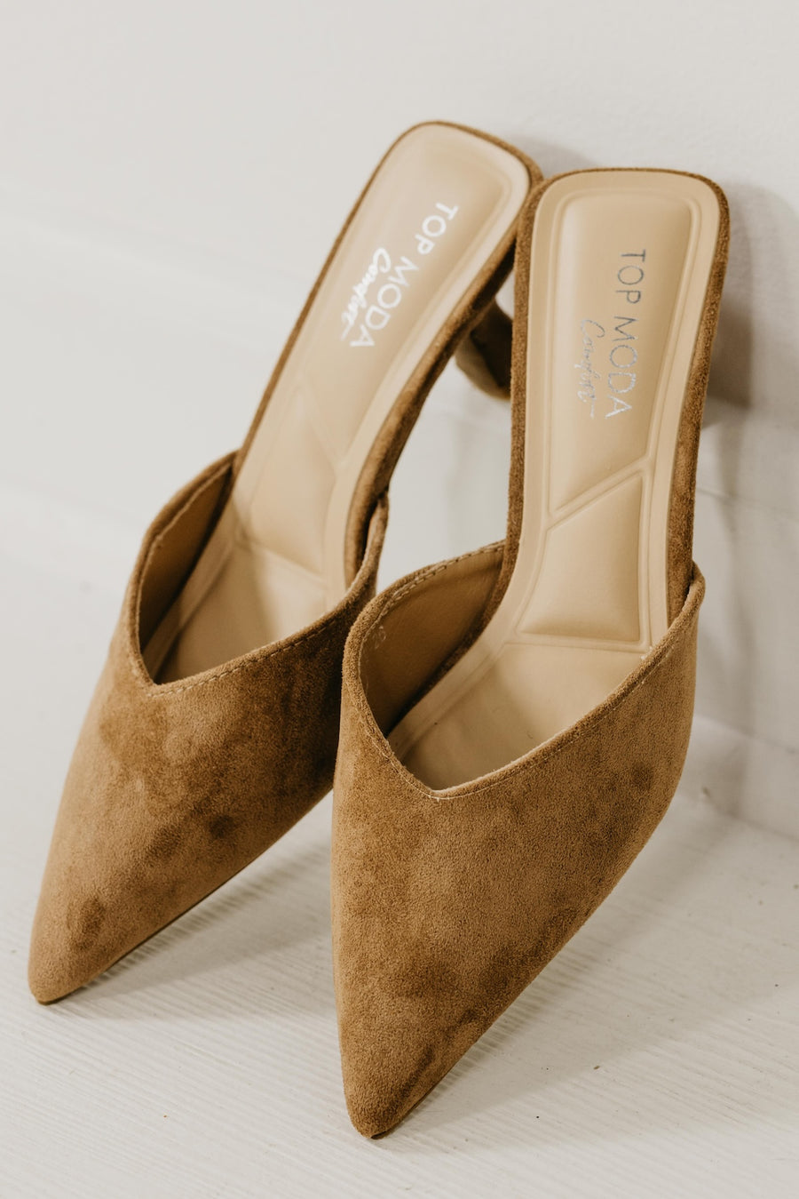 The Morley Felt Kitten Heels